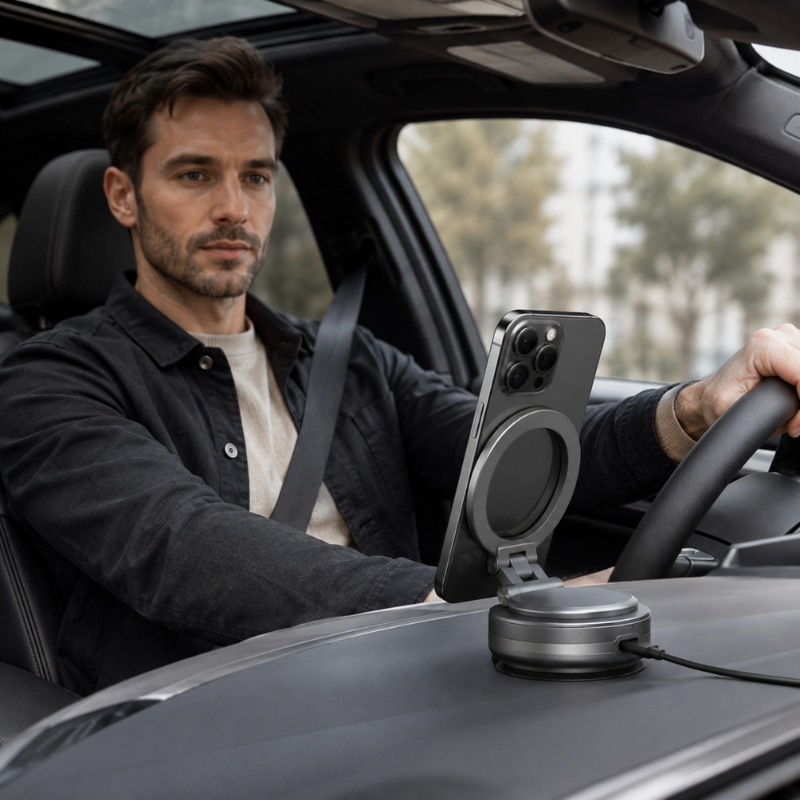 ChargeGo™ SnapDock Magnetic Phone Mount