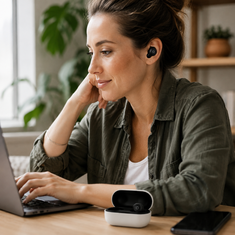 ChargeGo™ FreeBeat Wireless Earbuds